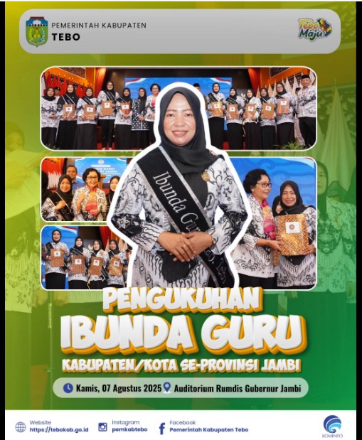 Pengukuhan Ibunda Guru Tingkat Provinsi Jambi